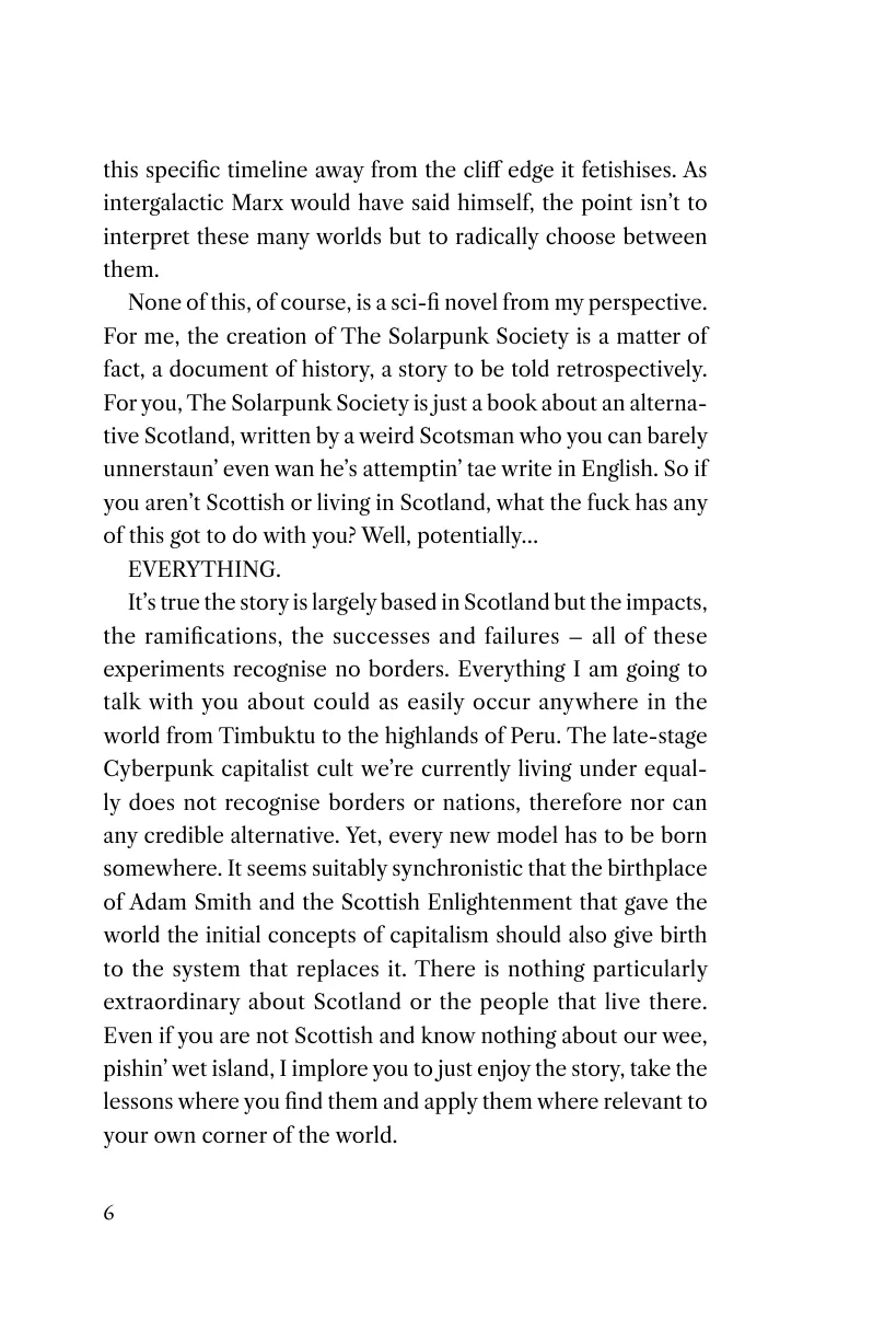 Printed page 6 of A Wee Word Before We Begin