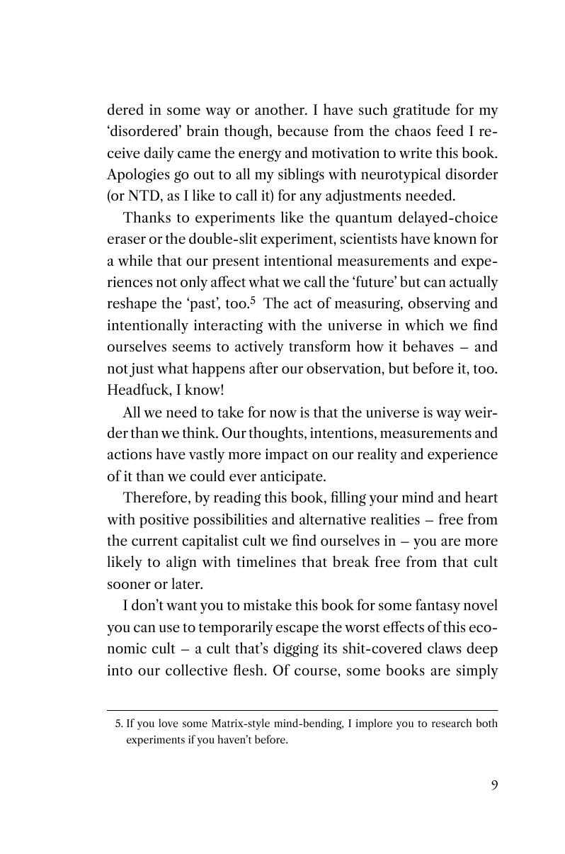 Printed page 9 of A Wee Word Before We Begin