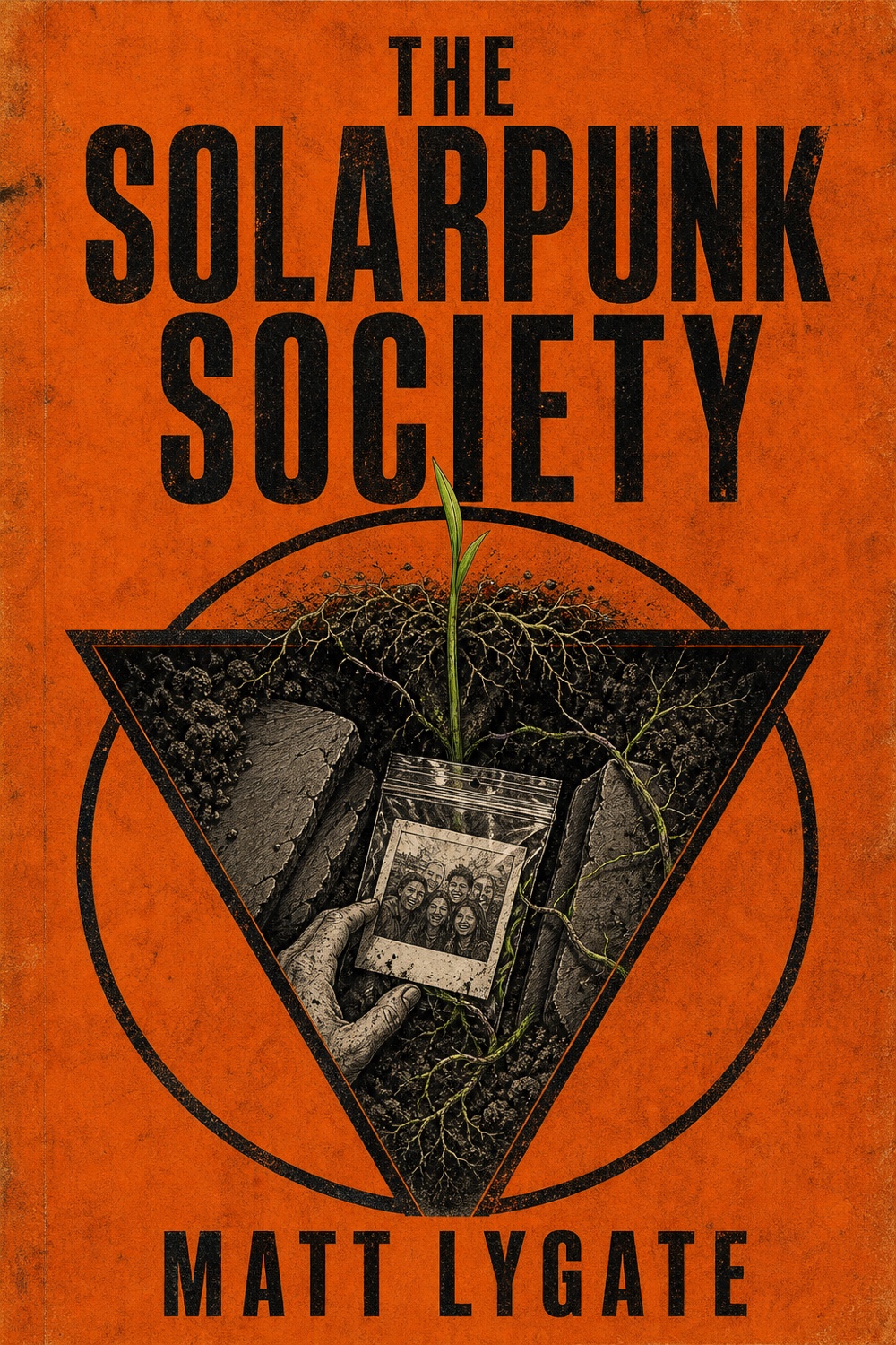 Draft cover art for The Solarpunk Society